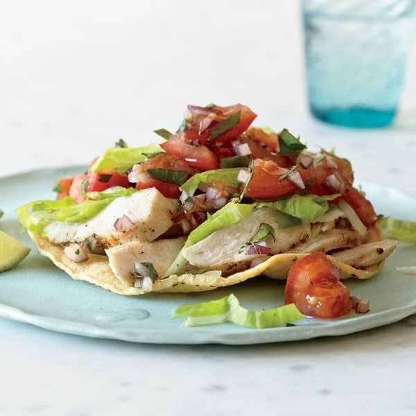 Photo of Chicken Tostada with Chopped Tomato Salad by WW