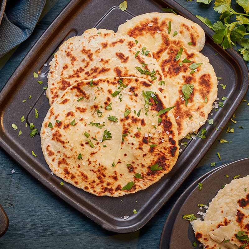 Photo of Cast Iron Naan - Two-Ingredient Dough by WW