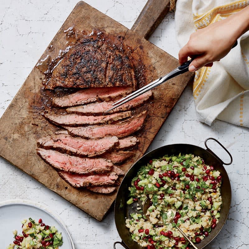 Photo of Flank steak with pomegranate couscous by WW