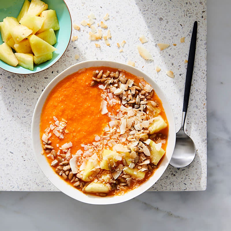 Photo of Carrot-pineapple smoothie bowl by WW