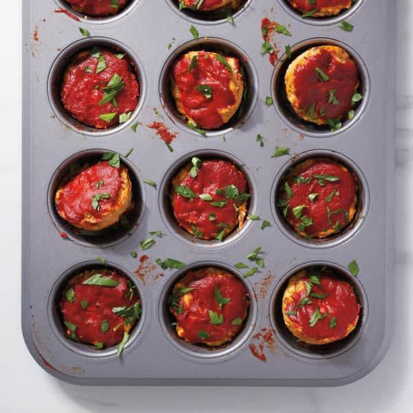 Photo of Muffin-Pan Turkey Meatloaves by WW