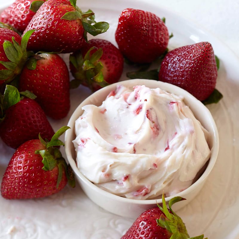 Photo of Strawberries with cream cheese dip by WW