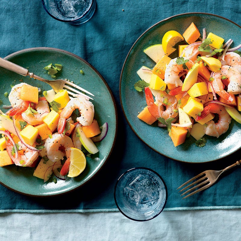 Photo of Shrimp salad with fennel, red onion, and orange by WW