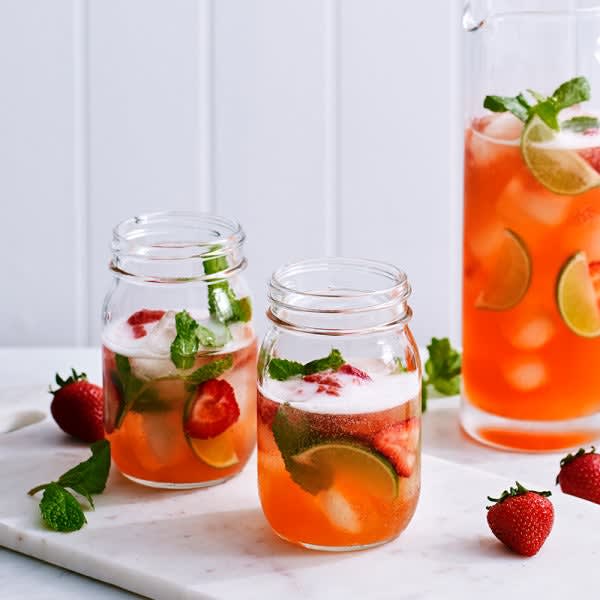 Photo of Strawberry mojito kombucha cocktail by WW