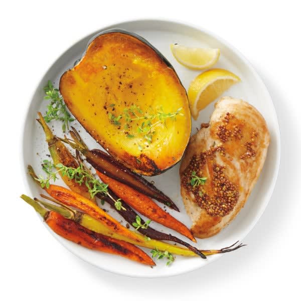 Photo of Baked chicken with squash & carrots by WW