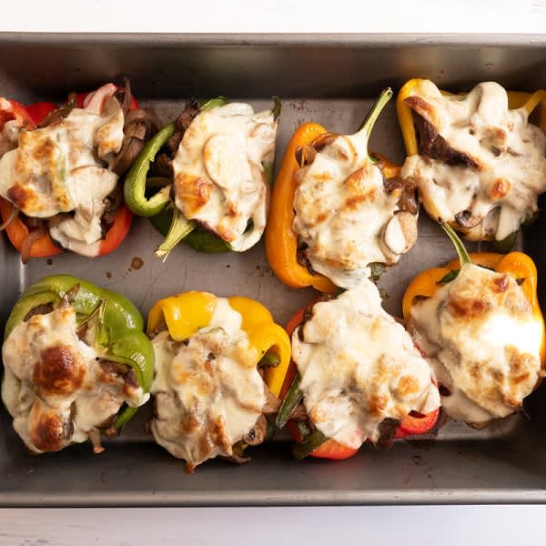 Photo of Philly cheesesteak stuffed peppers by WW