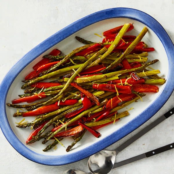 Photo of Roasted Asparagus with Red Peppers and Lemon by WW