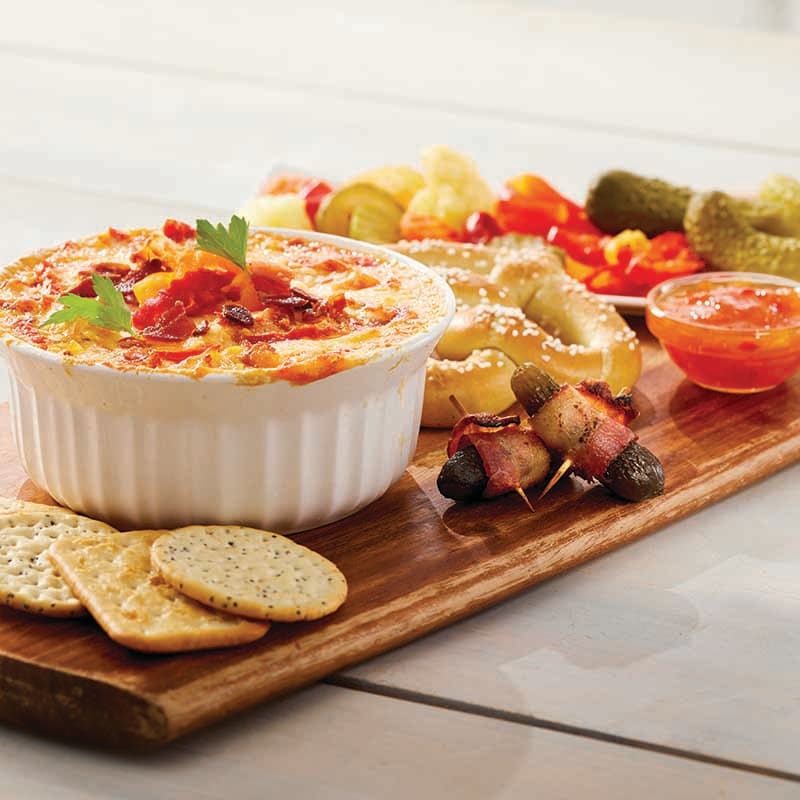 Photo of Cheesy Hot Pepper and Bacon Dip Platter by WW
