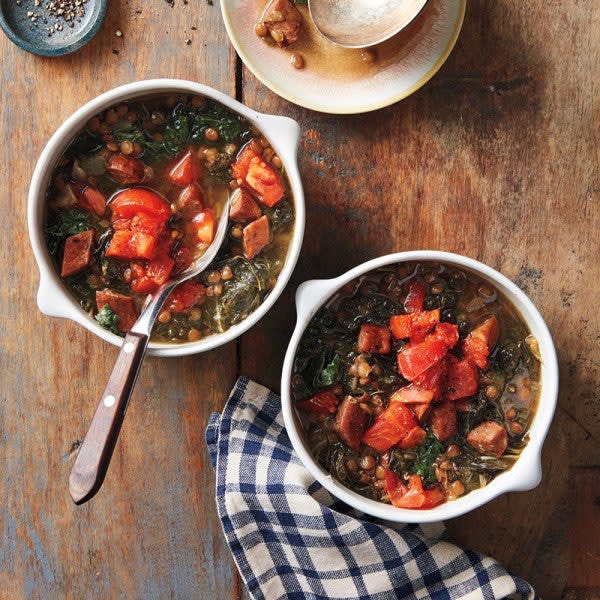 Photo of Lentil & Chorizo Soup with Kale by WW
