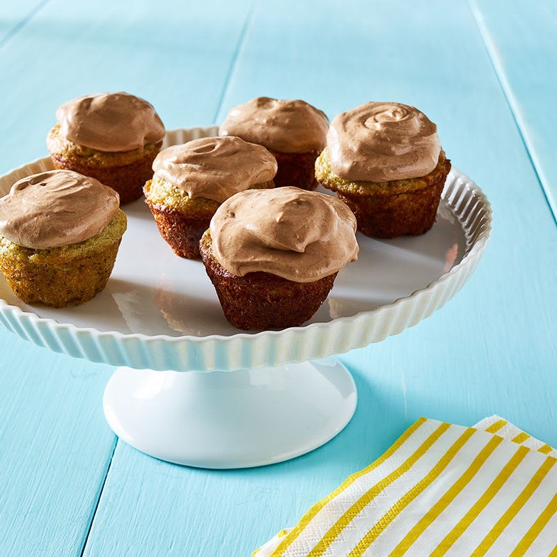 Photo of Mini Banana Cupcakes with Nutella Frosting by WW