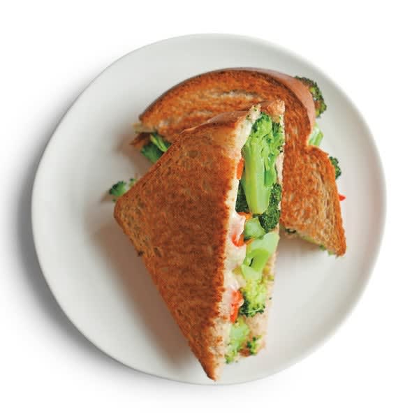 Photo de Sandwich au fromage fondu et brocoli rôti par WW
