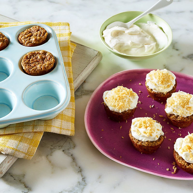 Photo of Mini Carrot Cupcakes Bites with Cream Cheese Frosting by WW
