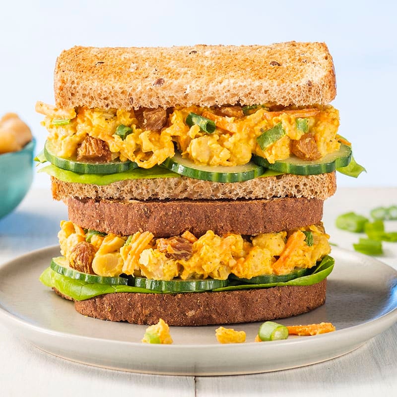 Photo of Curried chickpea sandwich by WW