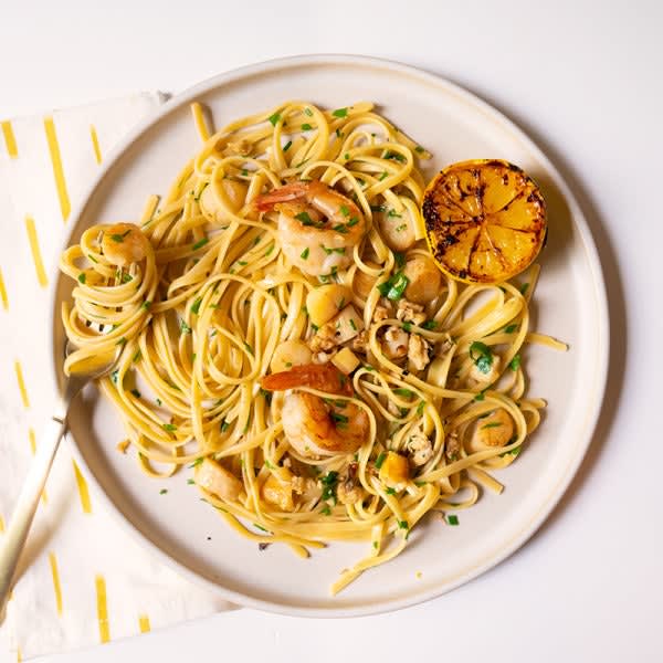 Photo of Seafood linguine with lemons by WW