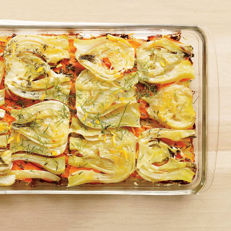 Photo of Fennel and Carrot Gratin with Pecorino, Orange, and Thyme by WW