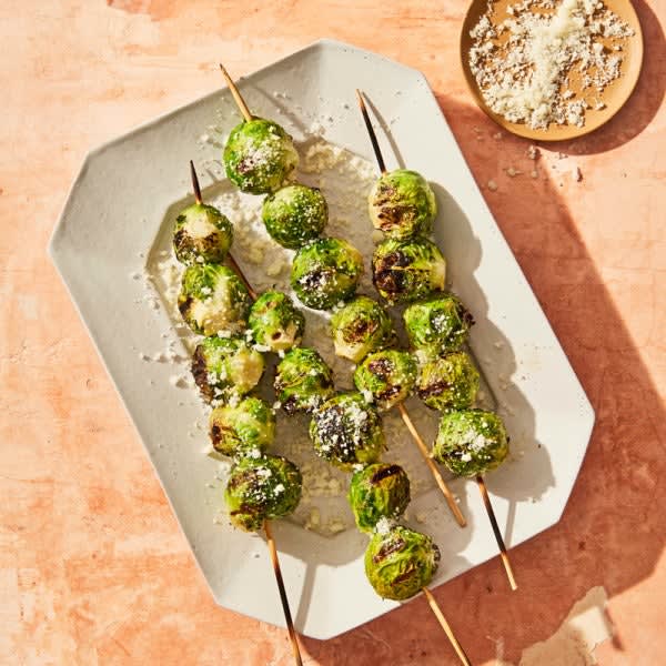 Photo of Grilled Brussels Sprout Skewers by WW