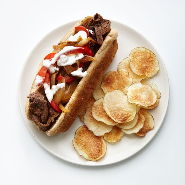 Photo of Steak Sandwich with Microwave Potato Chips by WW