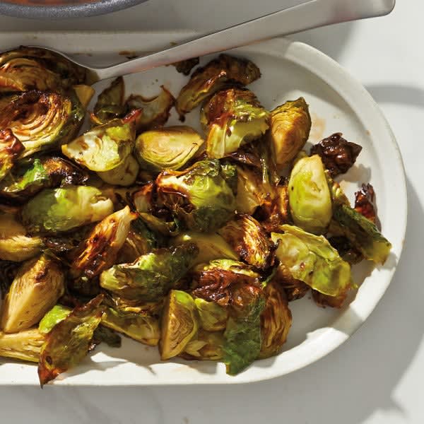 Photo of Air-Fried Brussels Sprouts with Balsamic and Honey by WW
