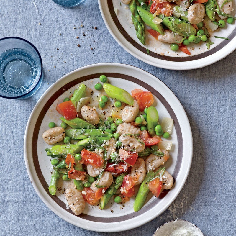 Photo of Gnocchi with Asparagus, Peas, and Tomatoes by WW