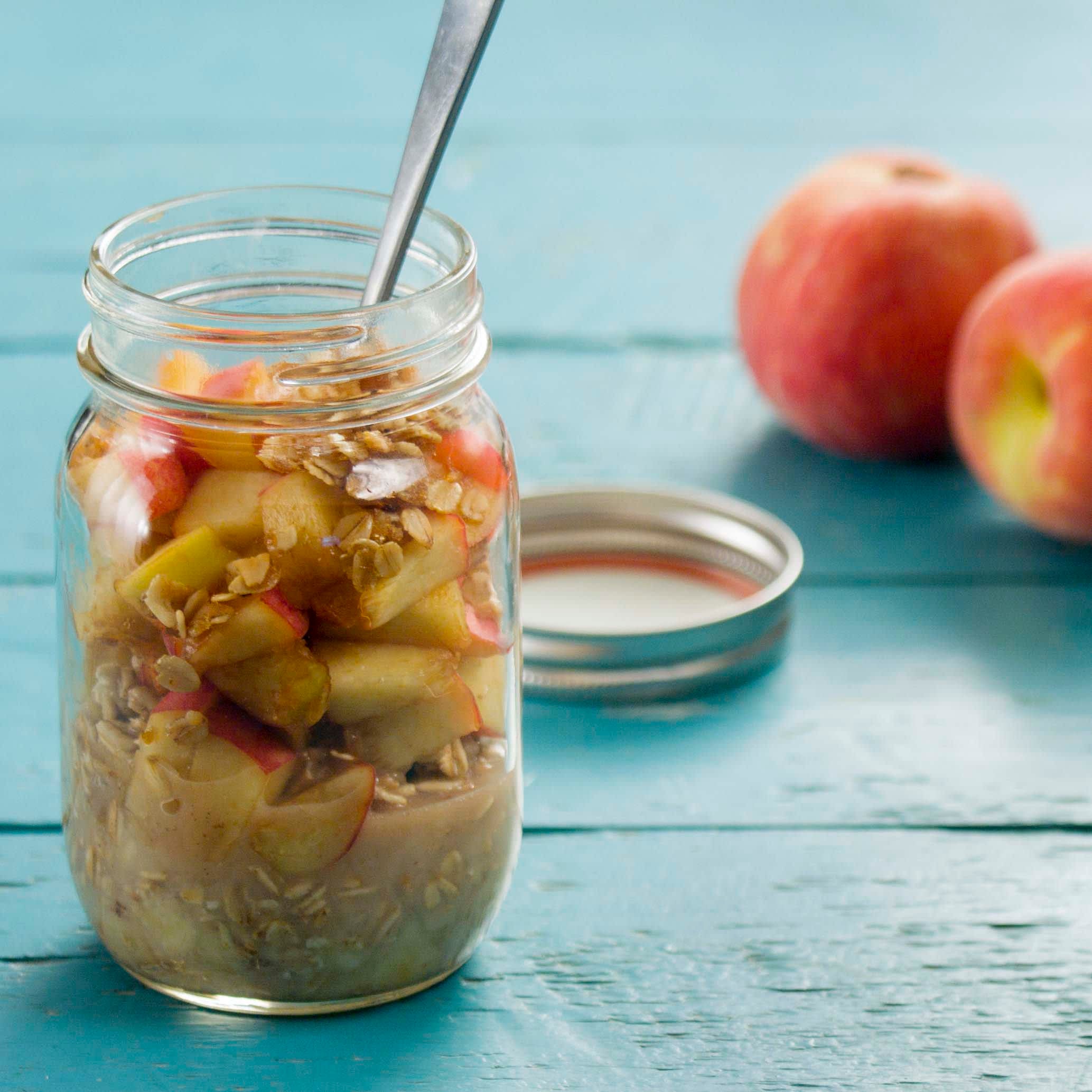 Photo of Peach Cobbler Overnight Oats by WW