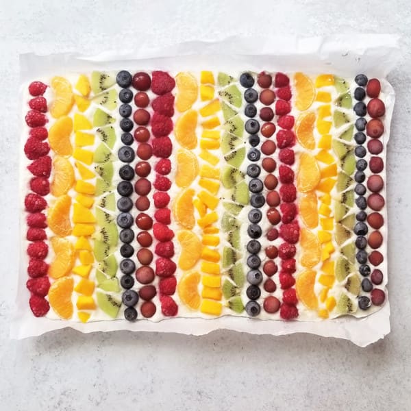 Photo of Rainbow Fruit & Yogurt Bark by WW