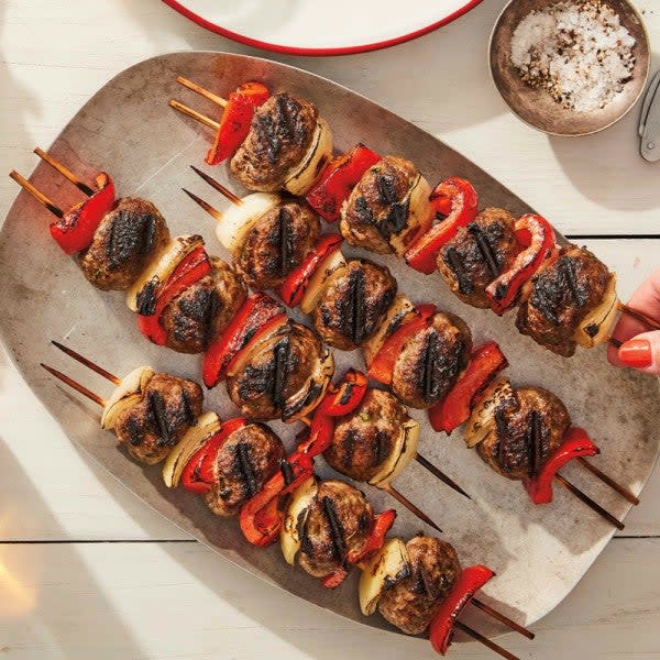 Photo of Grilled Meatball Kebabs by WW