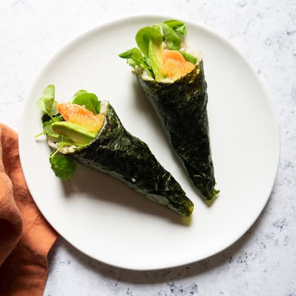 Photo of Arctic Char and Avocado Hand Rolls by WW