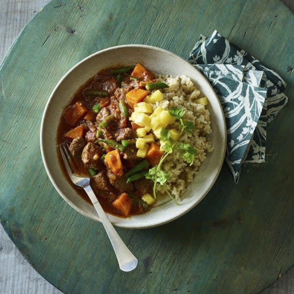 Photo of Caribbean beef stew with coconut basmati rice by WW
