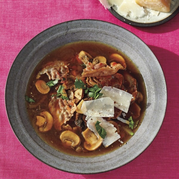 Photo of Double Mushroom and Prosciutto Soup by WW