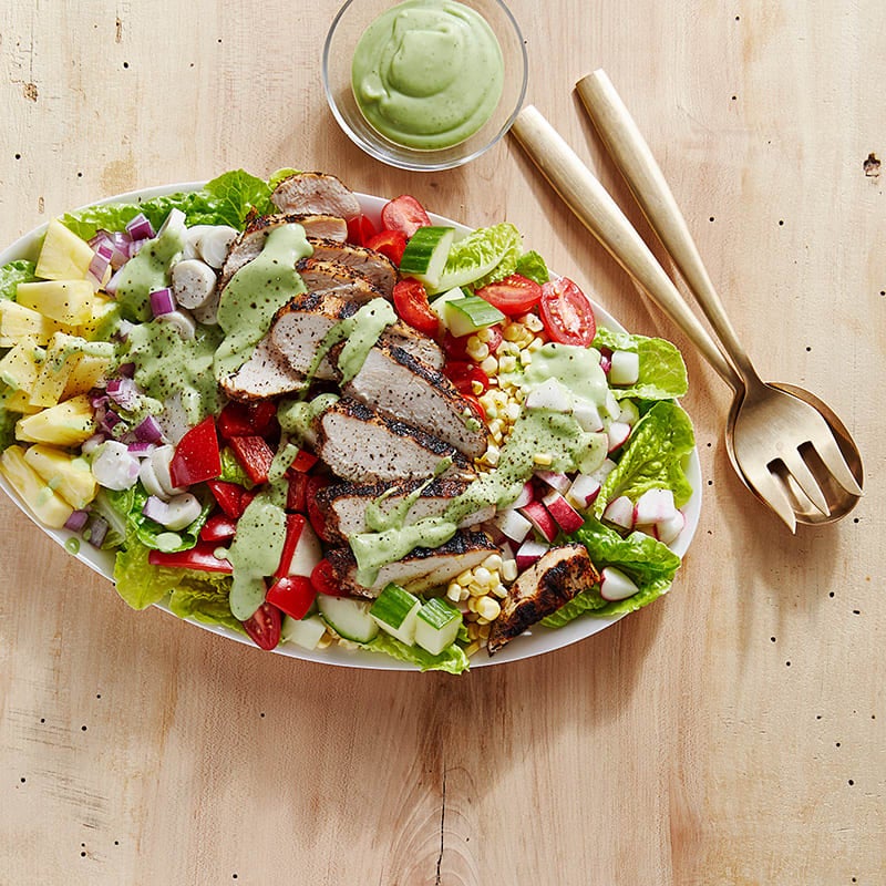 Photo of Chicken Cobb Salad with Creamy Avocado-Lime Dressing by WW