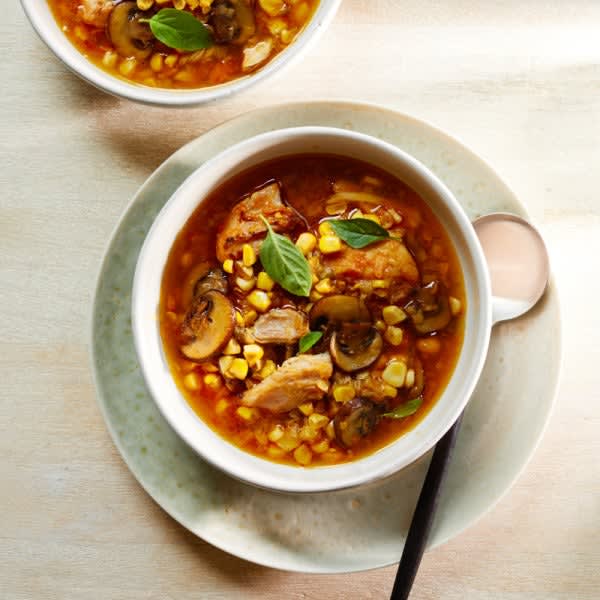 Photo of Slow Cooker Chicken Thighs with Chile and Corn by WW