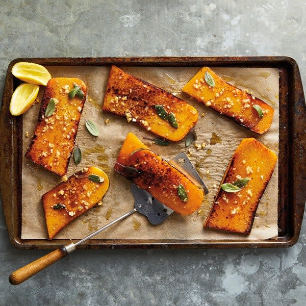 Photo of Roasted Squash Steaks with Brown Butter & Sage by WW
