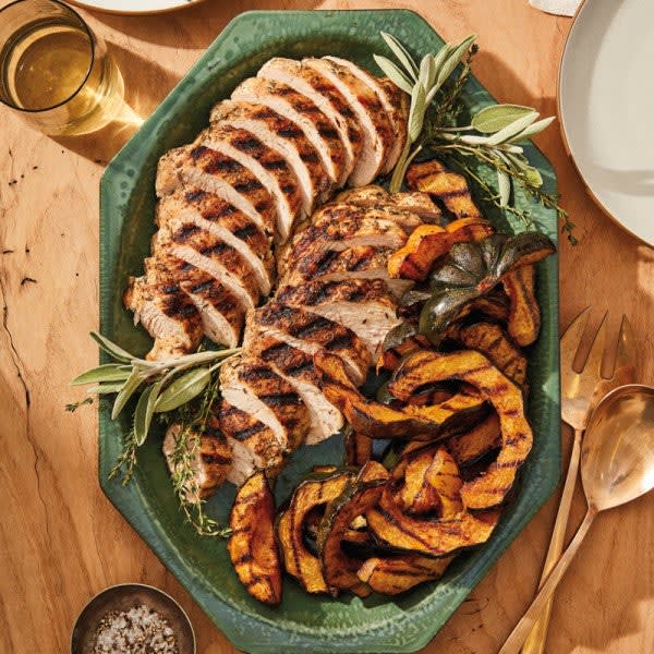 Photo of Grilled Turkey Tenderloin and Acorn Squash by WW