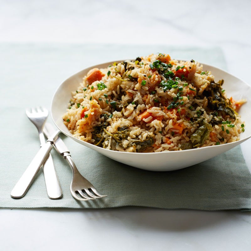 Photo of Brown Rice, Kale and Sweet Potato Pilaf by WW