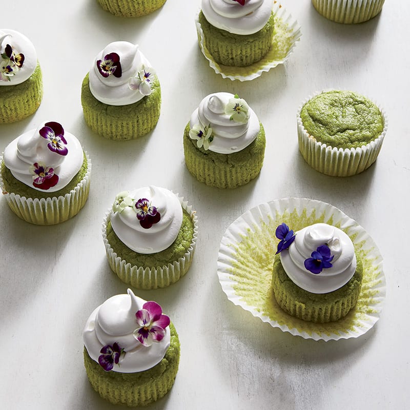 Photo of Sweet Pea Cupcakes with Swiss Meringue Frosting by WW