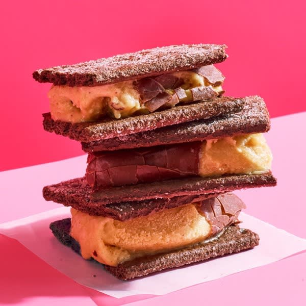 Photo de Biscuits-sandwichs deux tons à la crème glacée par WW