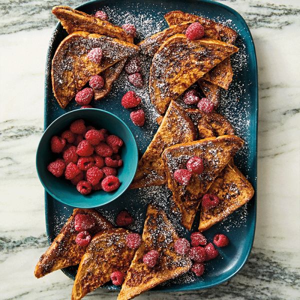 Photo of Cinnamon French Toast with Raspberries by WW