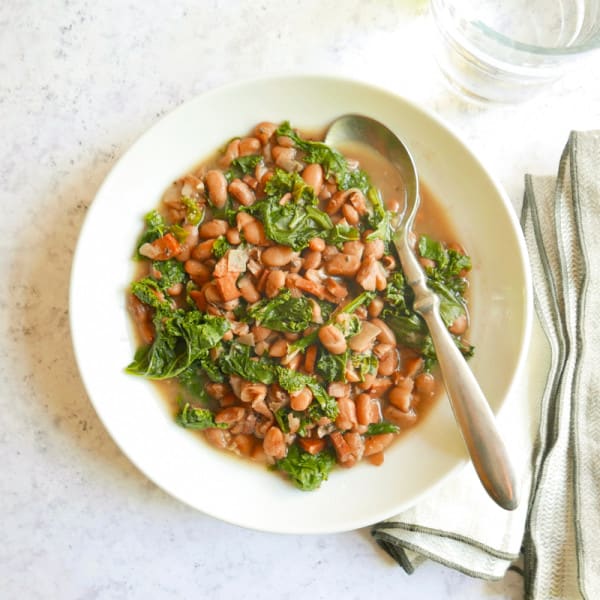 Photo of Smoky slow cooker beans and greens by WW