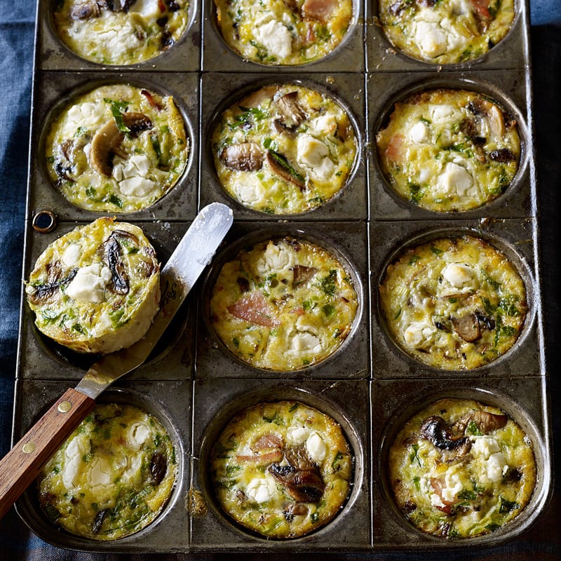 Photo of Mushroom and Canadian Bacon Frittatas by WW