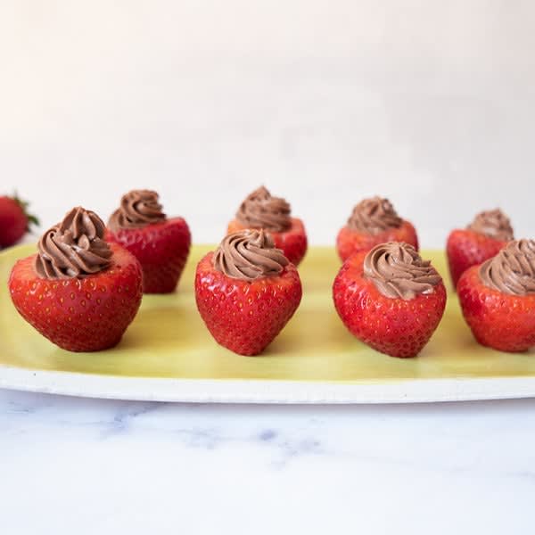Photo of Chocolate cheesecake-filled strawberries by WW