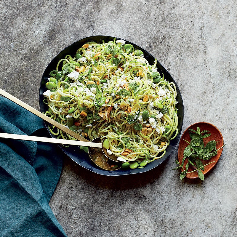 Photo of Zucchini Noodles with Fava Beans, Mint and Garlic by WW