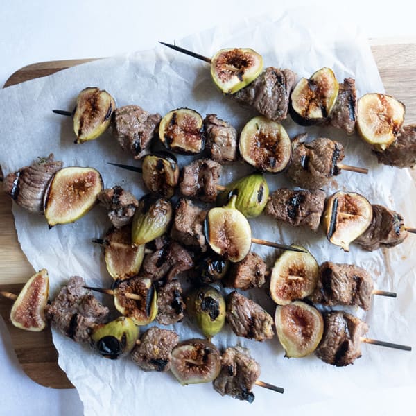 Photo of Lamb and fig kebabs by WW