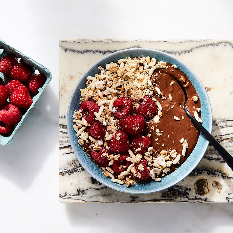 Photo of Cocoa-Almond Smoothie Bowl by WW