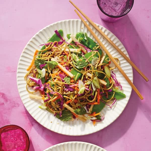 Photo of Rainbow Noodle Salad with Lime Dressing by WW