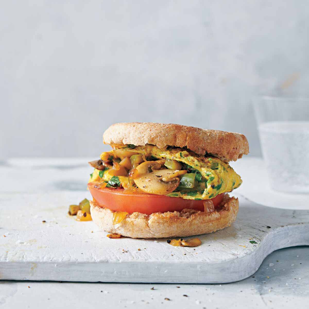 Photo of Veggie omelette sandwiches by WW