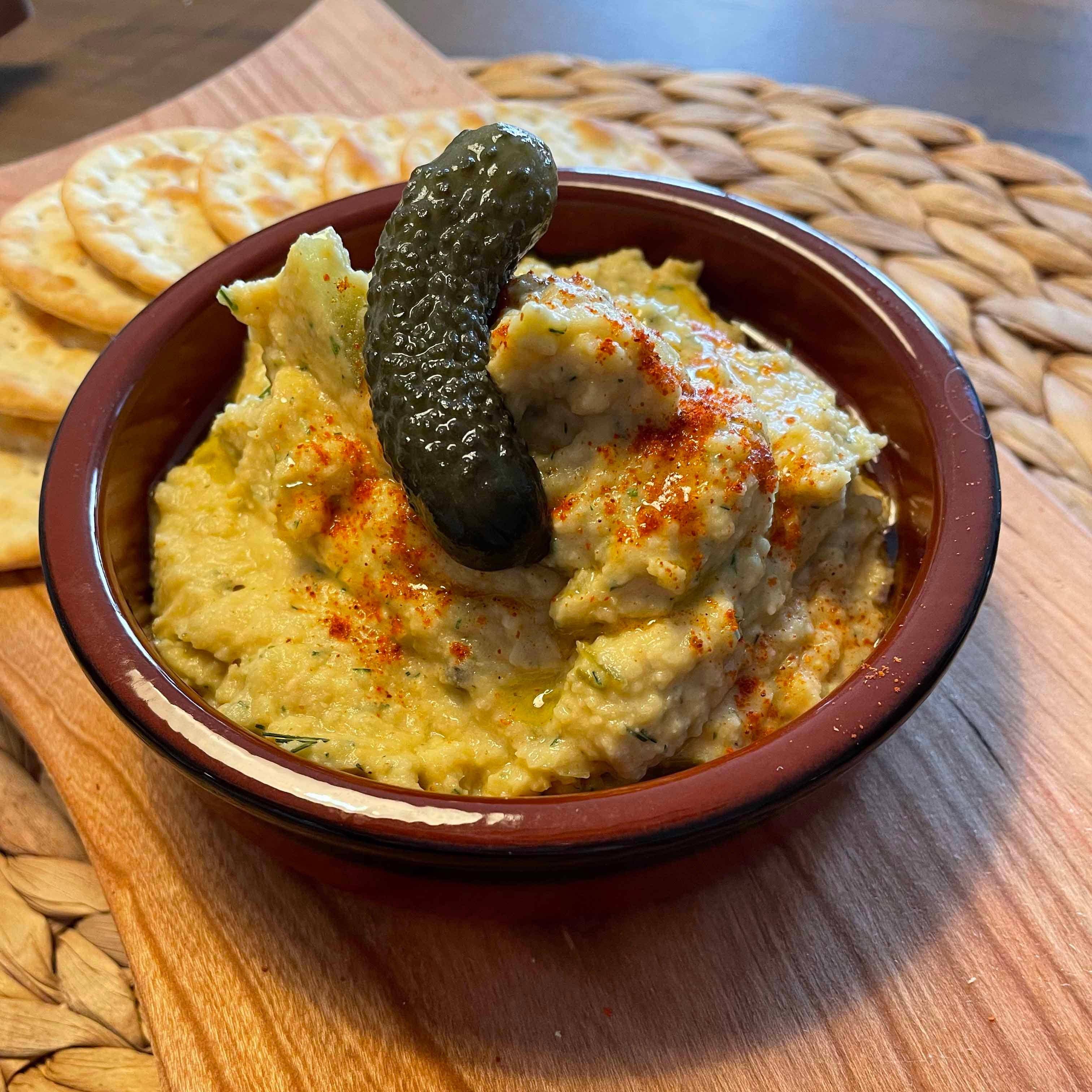 Photo of Dill Pickle Hummus Created by Ambassador Emilie Hoang by WW