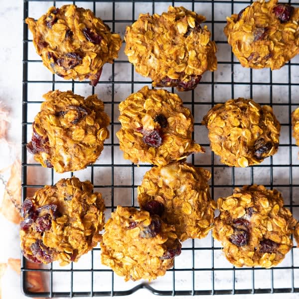 Photo of Pumpkin-Oat-Banana Cookies with Cranberries by WW