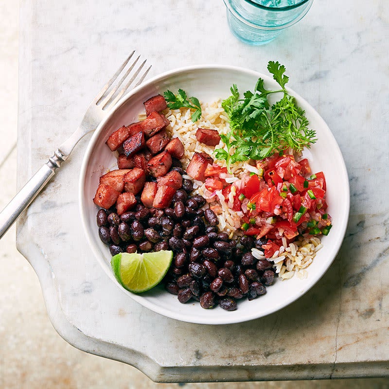 Photo of Cuban ham and black bean bowl by WW
