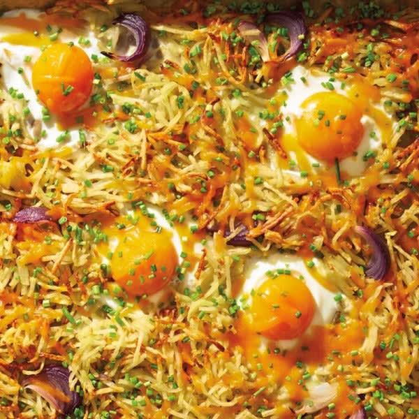 Photo of Sheet-Pan Cheesy Hash Browns & Egg by WW