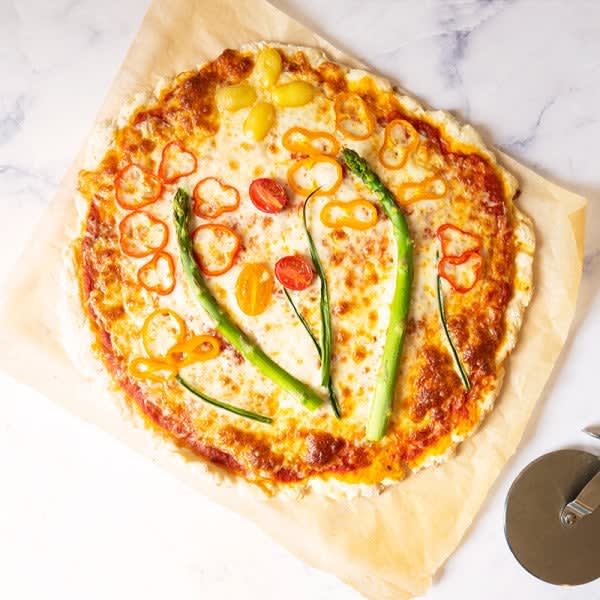 Photo of Two-Ingredient-Dough Garden Pizza by WW
